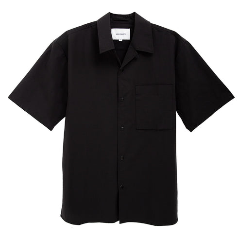 Norse Projects Carsten Travel Light Shirt Black N40-06269999 Degli Uberti